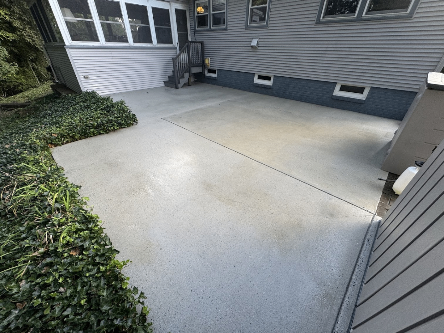 Concrete Patio — after
